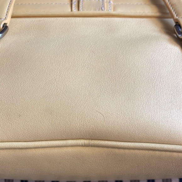 Vintage Y2K Coach soho Hamptons buckle flap satchel 9267 citron yellow Mimosa - Picture 7 of 15